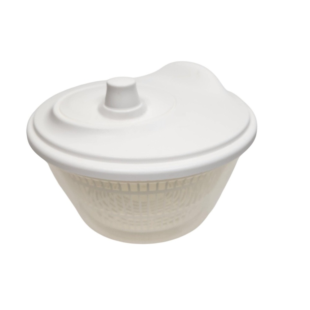 IKEA Salad Spinner White Plastic Lettuce Dryer Basket Bowl 22602 Kitchen